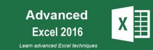 Learn Advanced Excel 2016 @Intellisoft
