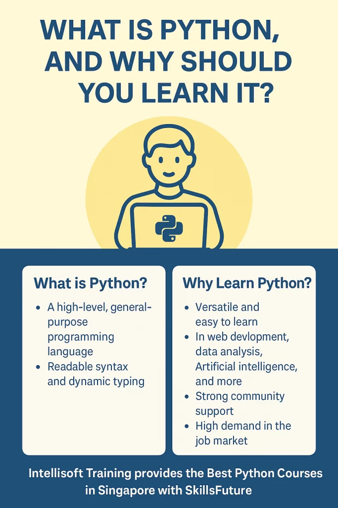 What is Python Programming. Learn Python SkillsFuture Singapore at Intellisoft
