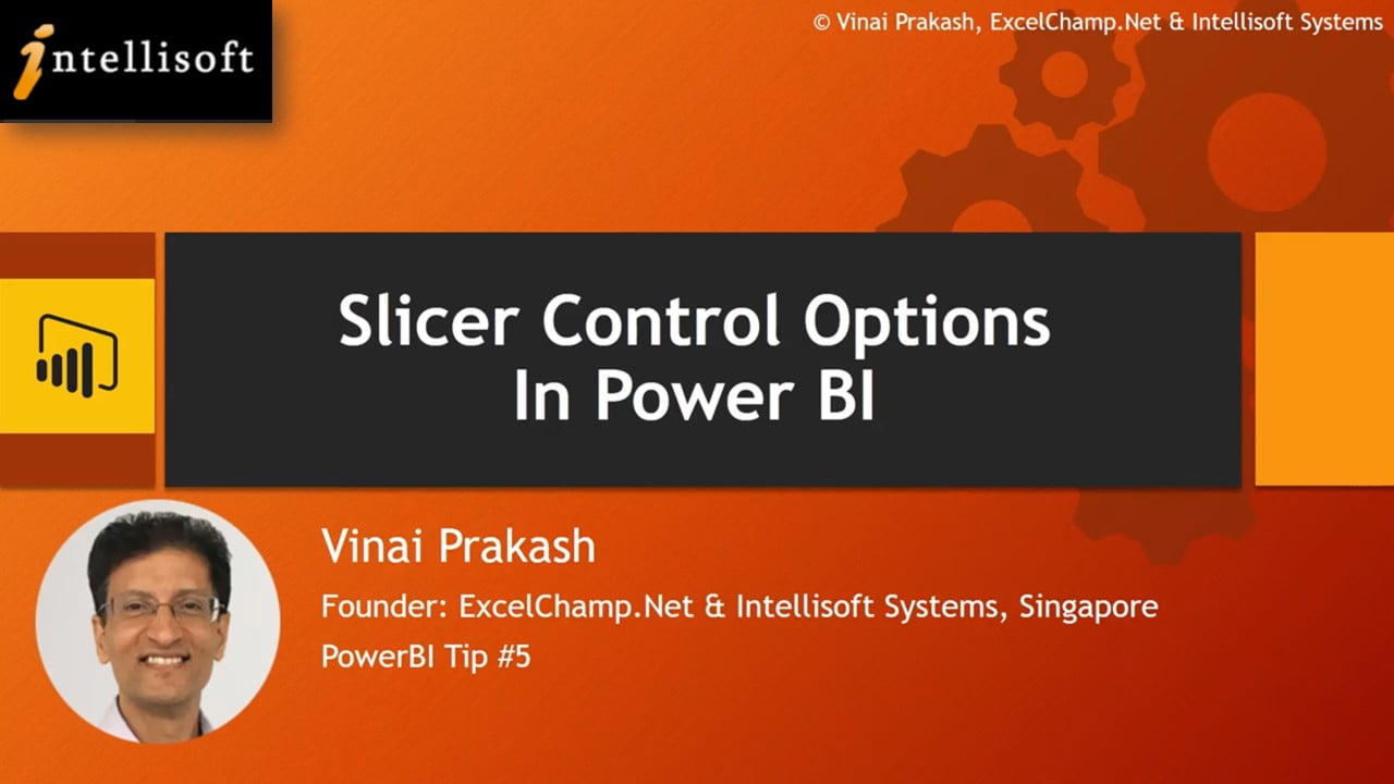 Learn Slicer Control in Power BI at Intellisoft Singapore