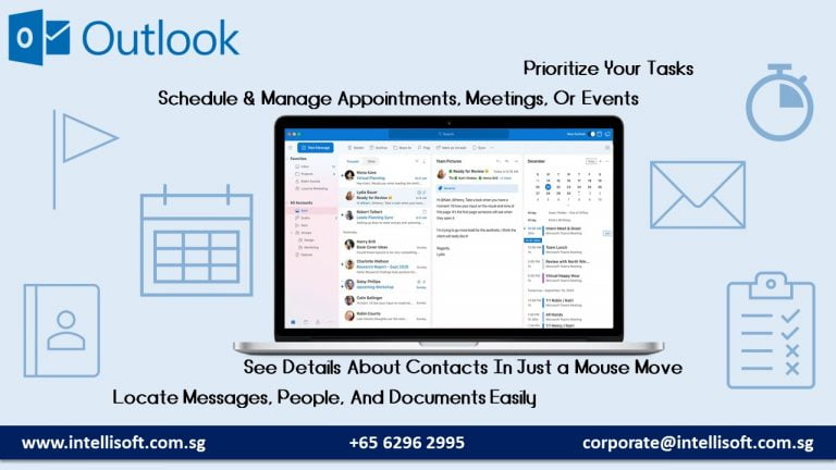 Get the Most Benefits of Microsoft Outlook With Intellisoft Singapore