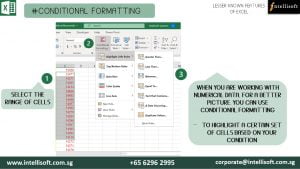 Learn Lesser Known Shortcuts of Excel at Intellisoft Singapore 