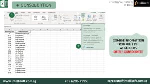 Learn Consolidate Function at Intellisoft Singapore