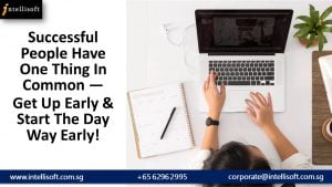 Start the Day Early. Manage Time effectively with a Training at Intellisoft