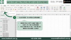 Copy Multiple values using Clipboard 