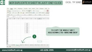 Duplicate sheet by drag and drop
