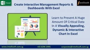 Visually Appealing, Dynamic & Interactive Report in Excel