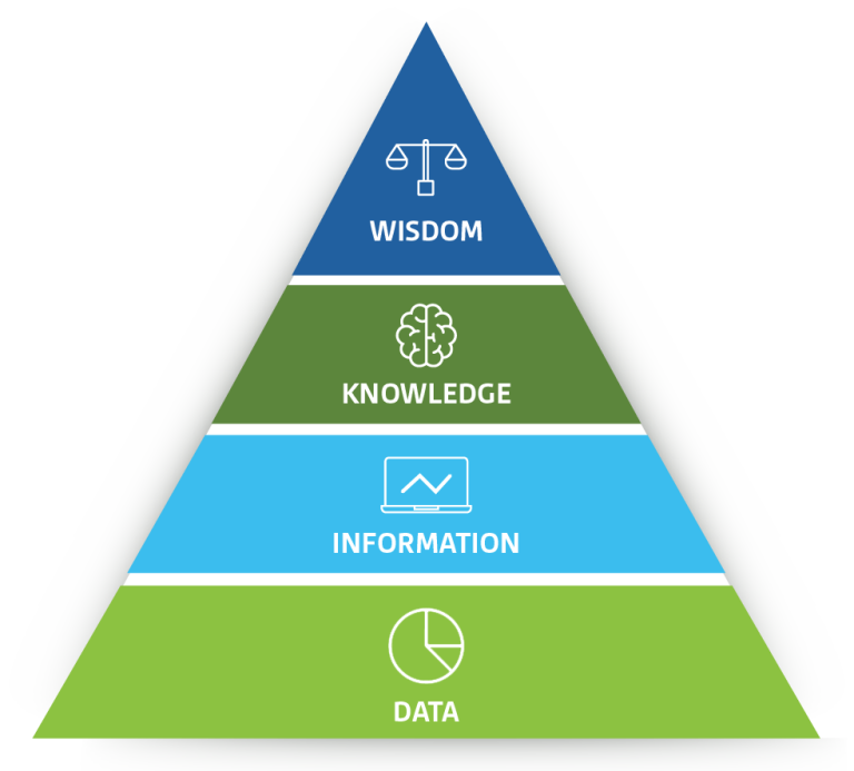 Learn to convert data into information into knowledge into wisdom at Intellisoft Systems Singapore