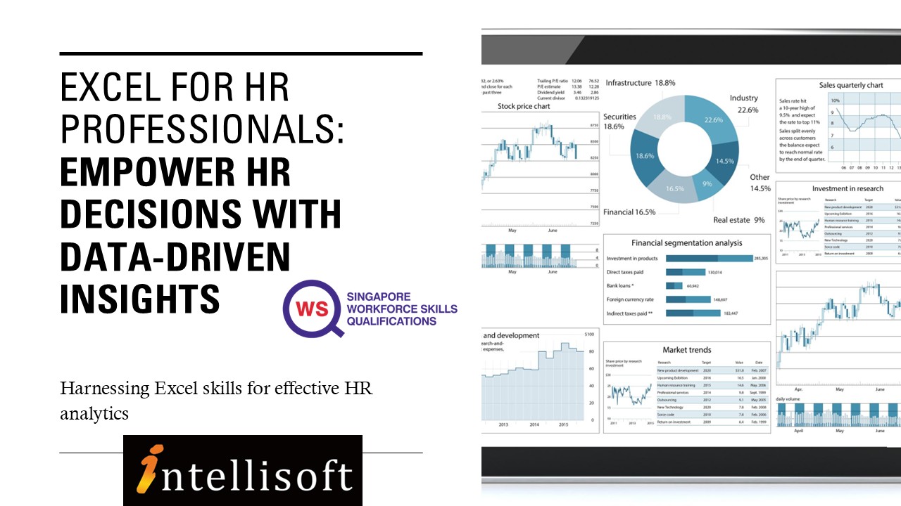 Excel for HR course in Singapore at Intellisoft with SkillsFuture Credits Eligibility