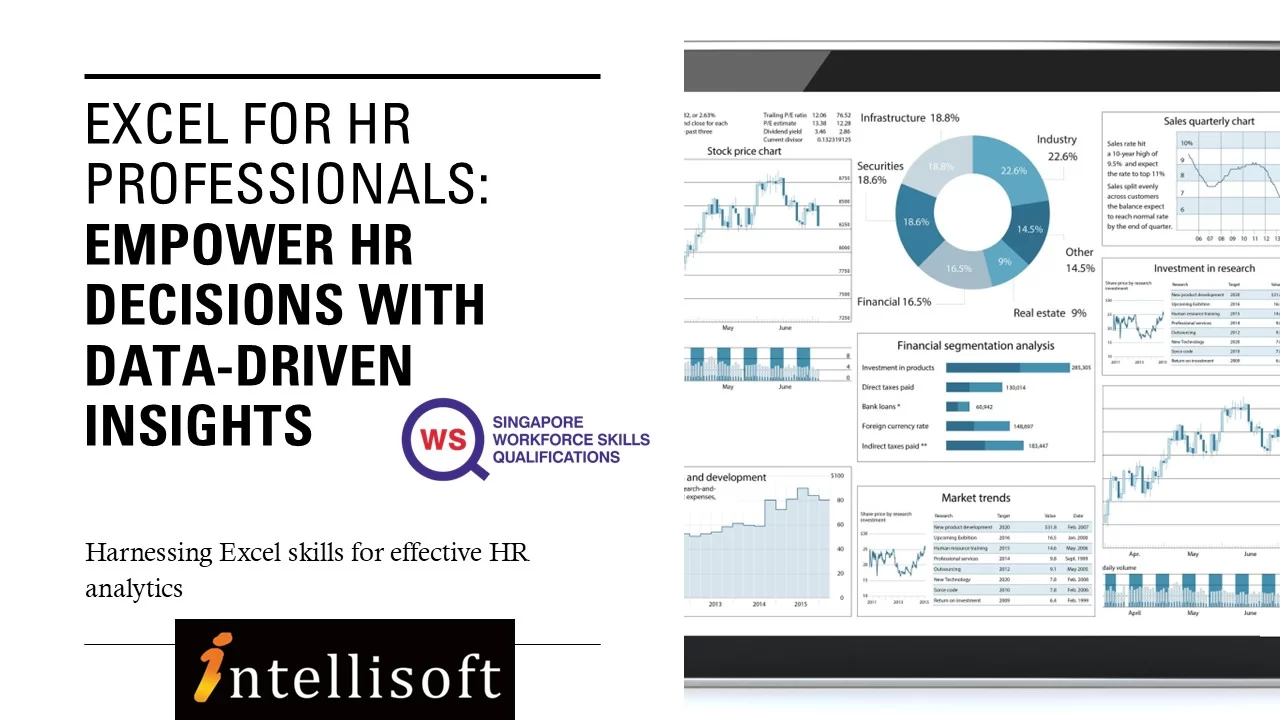 Excel for HR course in Singapore at Intellisoft with SkillsFuture Credits Eligibility