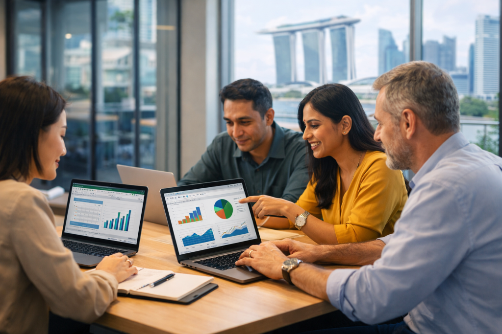 Data Interpretation and Analysis with Advanced Excel Dashboard class in singapore