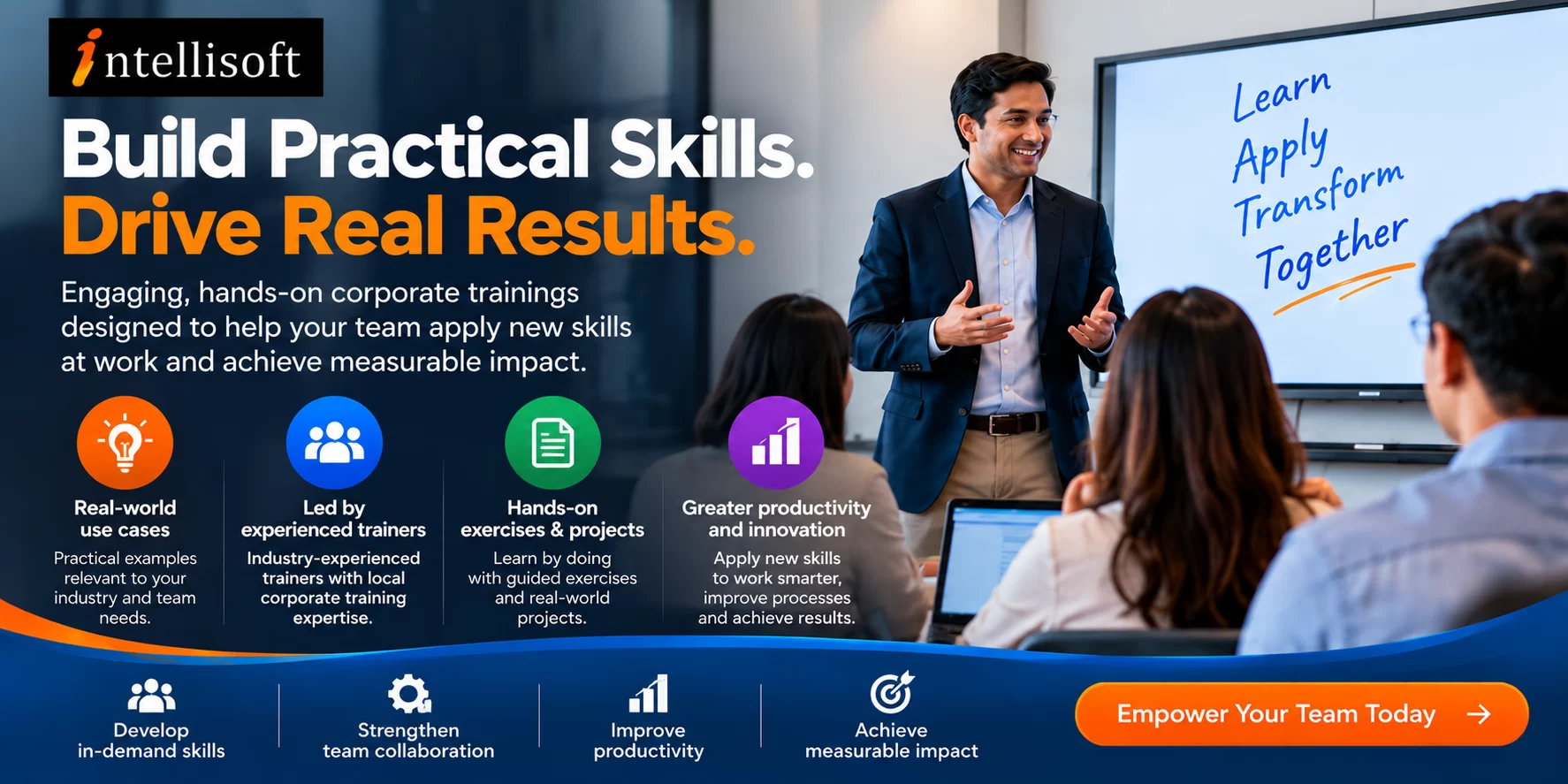 Practical Skills With Real Results from Corporate Trainings in Singapore at Intellisoft Training